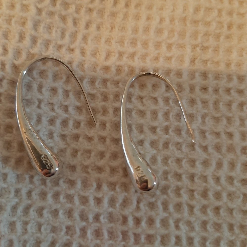 Solid Sterling Silver Drops - image 1